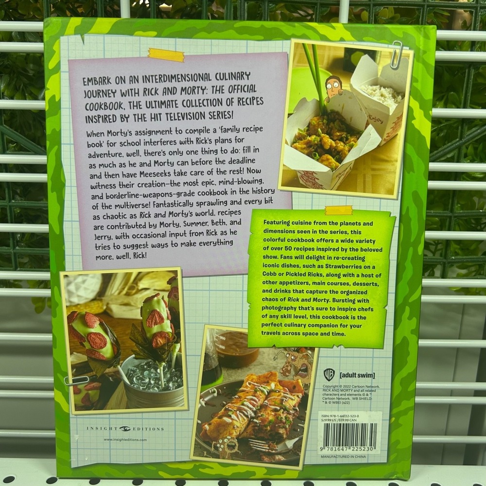 Rick and Morty The Official Cookbook Brand New - Picture 2 of 3